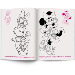 Książka dla dzieci Minnie Kolorowanka z naklejkami Ameet Ameet