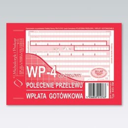 Druk samokopiujący Polecenie przelewu / wpłata gotówkowa A6 80k. Michalczyk i Prokop (445-5M) Michalczyk i Prokop