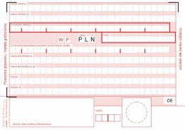 Druk samokopiujący Polecenie przelewu / wpłata gotówkowa A6 80k. Michalczyk i Prokop (445-5M) Michalczyk i Prokop