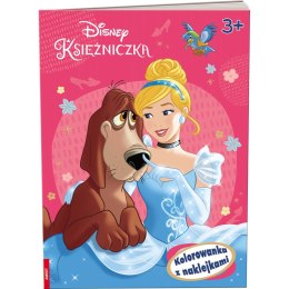 Książka dla dzieci Disney Księżniczka Kolorowanka z naklejkami Ameet Ameet