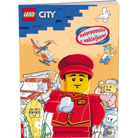 Książka dla dzieci Ameet LEGO? City. Kolorowanka z Naklejkami Ameet