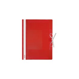 Teczka plastikowa wiązana A4 czerwony [mm:] 297x210 Biurfol Biurfol