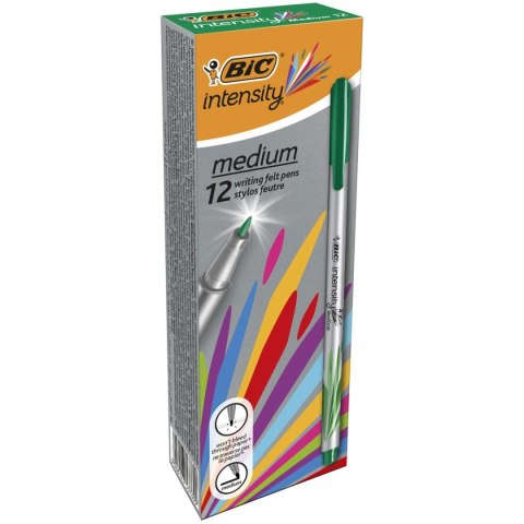 Cienkopis Bic Medium, zielony 1,0mm 1kol. (964781) Bic