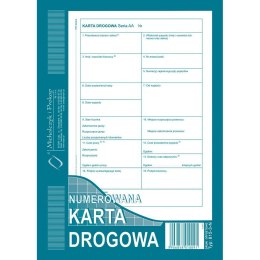 Druk offsetowy karta drogowa (numerowana) A5 50k. Michalczyk i Prokop (815-3-N) Michalczyk i Prokop