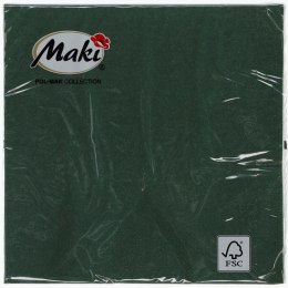 Serwetki zielony papier [mm:] 330x330 Pol-mak (0027) Pol-mak