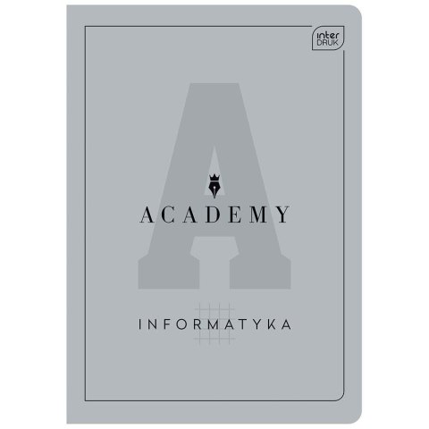 Zeszyt tematyczny Interdruk ACADEMY A5 60k. 90g krata (ZE60#INFACA) Interdruk