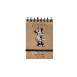 Kołozeszyt (kołobrulion) Minnie Mouse ZAMYKANY NA GUMKĘ / KRAFT LINER A6 96k. 70g KRATKA [mm:] 120x155 Beniamin Beniamin