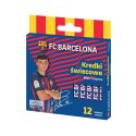 Kredki świecowe Astra Baby okrągłe FC Barcelona 12 kol. (316023051) Astra Baby