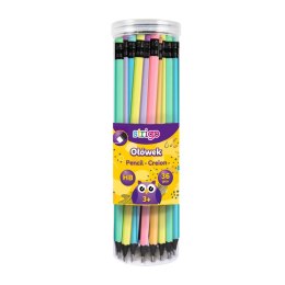 Ołówek Strigo HB pastelowy z gumką 5902315575684 (SSC283) Strigo