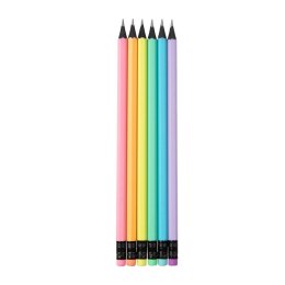 Ołówek Strigo HB pastelowy z gumką 5902315575684 (SSC283) Strigo