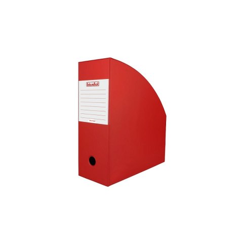 Pojemnik na dokumenty pionowy 11 cm A4 czerwony folia Biurfol (SE-37-07) Biurfol