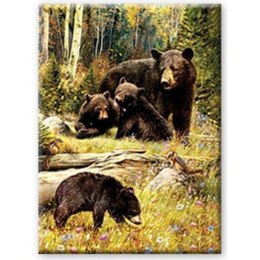 Zestaw kreatywny Norimpex Diamentowa mozaika niedźwiedzie 40x30cm (NO-1008648) Norimpex
