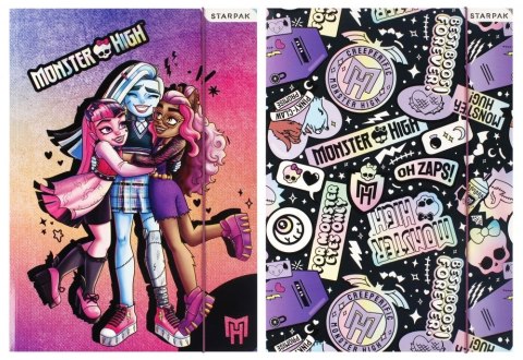 Teczka kartonowa na gumkę Monster High A4 mix Starpak (512443) Starpak