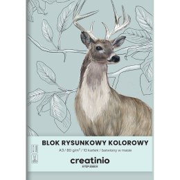 Blok rysunkowy Top 2000 Creatinio A3 kolorowy 80g 10k (400176666) Top 2000