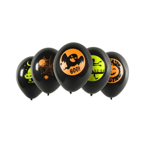 Balon gumowy Arpex Halloween 5szt. czarny 280mm (HA8178) Arpex