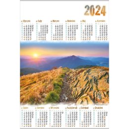 Kalendarz ścienny Lucrum POŁONINA plakatowy 607mm x 880mm (PL03) Lucrum