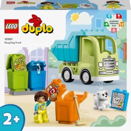 Klocki konstrukcyjne Lego Duplo ciężarówka recykling (10987) Lego