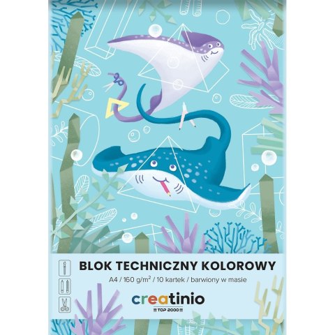 Blok techniczny Top 2000 Creatinio A4 mix 10k (400176669) Top 2000