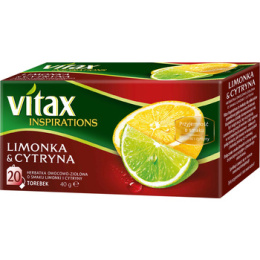 Herbata Vitax limonka cytryna 20T