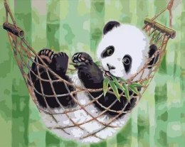 Zestaw kreatywny Norimpex Diamentowa mozaika panda+ sztaluga 15x20cm (NO-1007268) Norimpex
