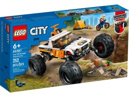 Klocki konstrukcyjne Lego City Przygody samochodem terenowym 4x4 (60387) Lego