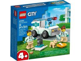 Klocki konstrukcyjne Lego City karetka weterynaryjna (60382) Lego