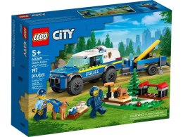 Klocki konstrukcyjne Lego City szkolenie psów policyjnych w terenie (60369) Lego