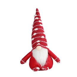 Ozdoba świąteczna Skrzat z czapką w kropki - czerwony Arpex (BN0360CZE-0339) Arpex