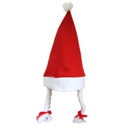 Ozdoba świąteczna czapka mikołaja z warkoczami Arpex (SM3377) Arpex