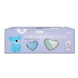 Farby plakatowe Bebe BB 12kol 5902277334169 kolor: mix 20ml 20 kolor. (20ml) Bebe