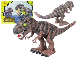 Figurka Lean Dinozaur Na Baterie Tyranozaur Rex Chodzący Brązowy (361) Lean