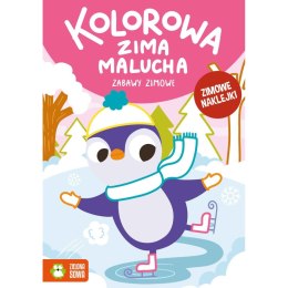 Książeczka edukacyjna Zielona Sowa Kolorowa zima malucha. Zabawy zimowe Zielona Sowa