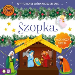 Książeczka edukacyjna Zielona Sowa Niezwykłe Święta. Szopka. Wypychanki Zielona Sowa