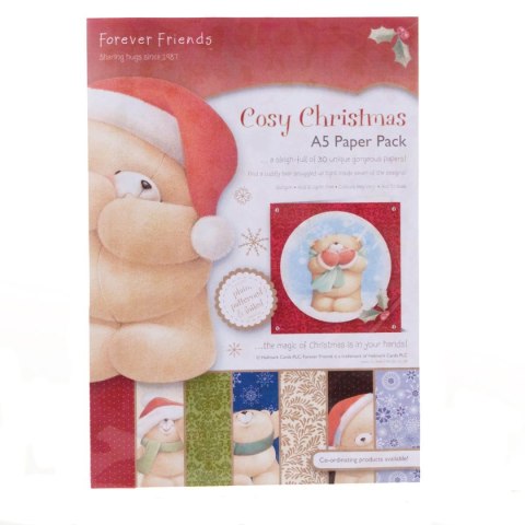 Papier ozdobny Docrafts Papermania papier a5 forever friends cosy christmas (ffs160101) Docrafts