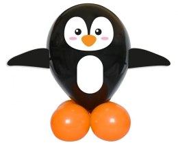 Balon gumowy Godan Zestaw Urocze Zwierzątka - Pingwin biało-czarny (GZ-UZPI) Godan