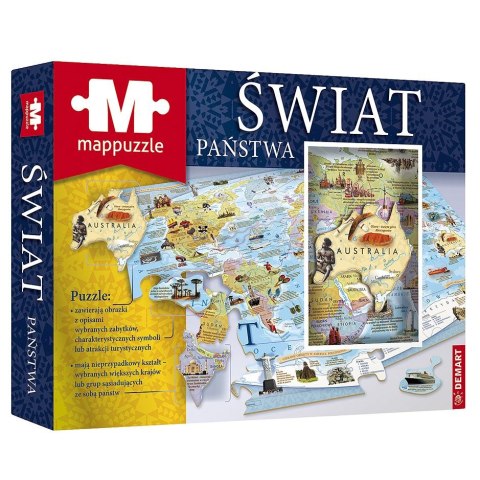 Puzzle Demart Świat państwa Demart