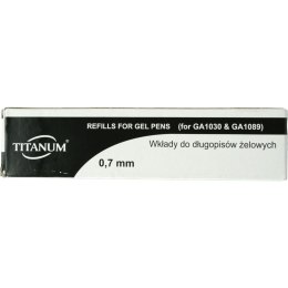 Wkład do długopisu Titanum, czarny 0,7mm (GA1030/1089) Titanum