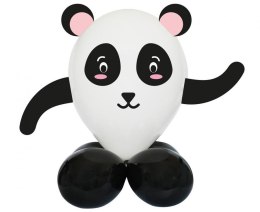Balon gumowy Godan Zestaw Urocze Zwierzątka - Panda biało-czarny (GZ-UZPA) Godan