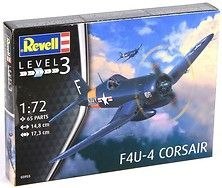 Model do sklejania Vought F4 U Corsair - amerykański samolot myśliwski Revell (03955) Revell
