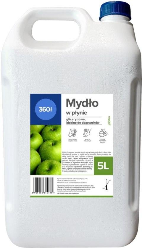 Mydło w płynie jabłko 5000ml 360 Pro 360 Pro