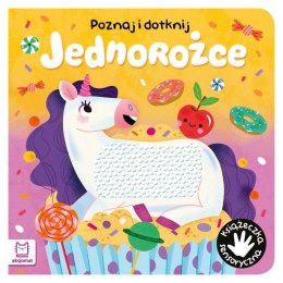 Książeczka edukacyjna Jednorożce poznaj i dotknij Aksjomat Aksjomat