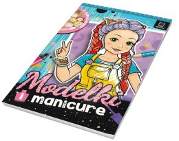 Książeczka edukacyjna Aksjomat Modelki i manicure. Z naklejkami Aksjomat