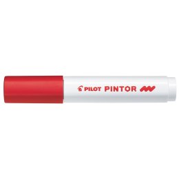 Marker specjalistyczny Pilot PINTOR, czerwony Mmm okrągła końcówka (PISW-PT-M-R) Pilot