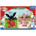 Puzzle Trefl świnka Peppa Baby MAXI 2x10 Królik Bingy 20 el. (43002) Trefl