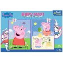 Puzzle Trefl świnka Peppa Baby MAXI 2x10 Pogodny dzień Peppy 20 el. (43001) Trefl