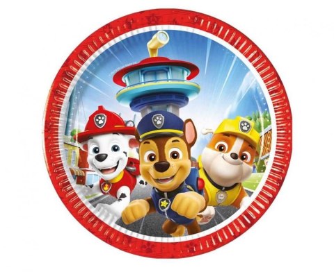 Talerz jednorazowy Godan Paw Patrol Rescue Heroes, next generation śr. 200mm 8 szt (95596) Godan