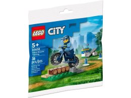 Klocki konstrukcyjne Lego City rower policyjny szkolenie (30638) Lego