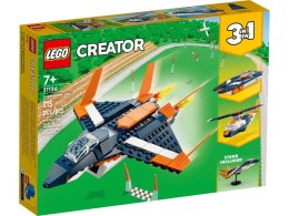 Klocki konstrukcyjne Lego Creator Odrzutowiec naddźwiękowy (31126) Lego
