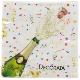 Serwetki SPARKLING CELEBRATION biała papier [mm:] 330x330 Godan (86849) Godan