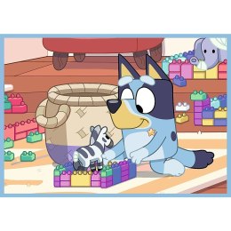 Puzzle Trefl Bluey Bluey i jego świat 4w1 el. (34637) Trefl